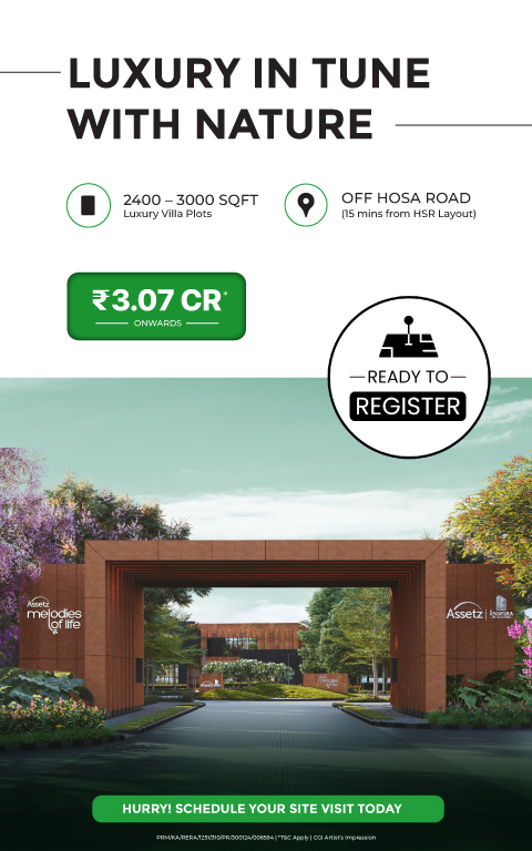 Assetz Melodies of Life plots near Electronic City, South Bangalore